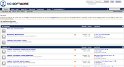 Desktop Screenshot of forums.nc-software.com